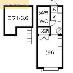 シャルムＮＳの物件間取画像